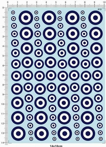 1/350 1/144 1/72 1/48 Scale Greek air force Fighter Roundel Model Marine Decal 07FC0E-D4 - KOEEK