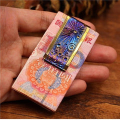 Handmade Titanium Alloy Money Clip Cash Credit Card Money Holder Wallet EDC Gift 07FC0E-D4 - KOEEK