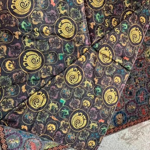Chinese Zodiac Scarf 70x180cm  Chinese Style Shawl Wrap Neck Scarf Women 07FC0E-D4 - KOEEK