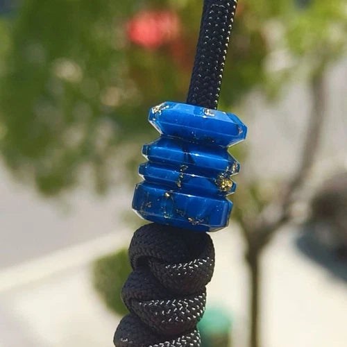 Resin Knife Lanyard Bead Paracord Necklace Pendant Bracelet Bead EDC Charm DIY 07FC0E-D4 - KOEEK