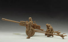3D Printed 1/72 Soviet 76mm anti-tank gun 3NC3 + 3-person Model Unpainted 07FC0E-D4 - KOEEK