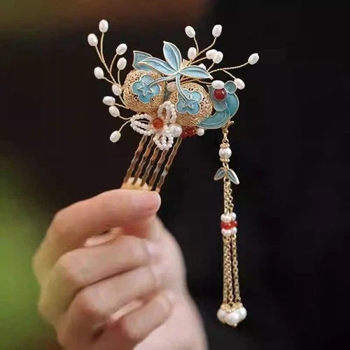 Chinese Style Hairpin Ancient Chinese Women Hanfu Hairpin  Chinese Style Pair 07FC0E-D4 - KOEEK
