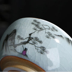 Master Cup Crackle Glaze Ruyao Craft Porcelain Tea Cup Chinese Kungfu Cup 95ml 07FC0E-D4 - KOEEK
