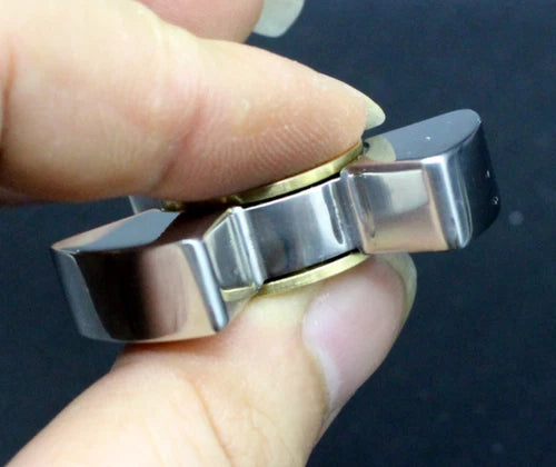 Radiation Three Leaf Fidget Spinner Adult Metal Fidget EDC Toy ADHD Hand Spinner 07FC0E-D4 - KOEEK