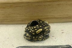 Frog Paracord Bead Hand-Casted Brass Charms EDC Accessories Pendant Buckle 07FC0E-D4 - KOEEK