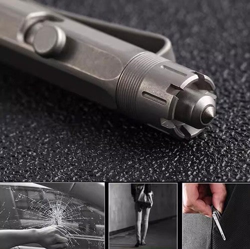 EDC Titanium Pocket Ball Pen Office Signature Writing Pen Student Stationery 07FC0E-D4 - KOEEK