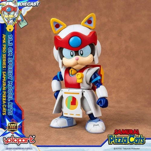 In Stock YOLOPARK 13.3cm Samurai Pizza Cats AMK PRO Series Speedy Model Kit TOY YOLOPARK - KOEEK