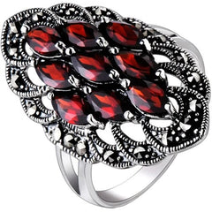 Vintage Classic Adjustable Open Ring Womens Fashion Statement Finger Ring 07FC0E-D4 - KOEEK