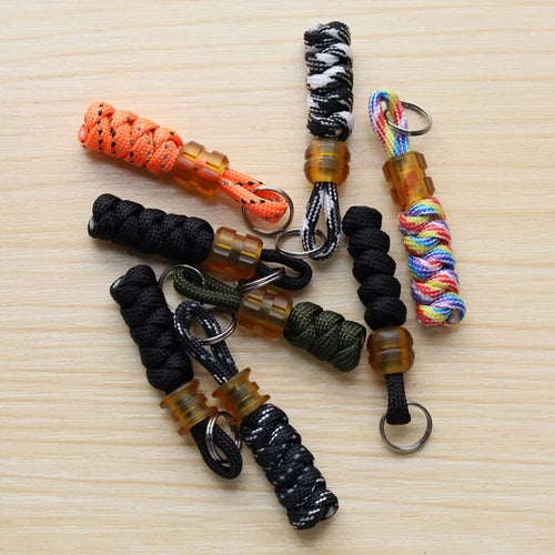 EDC Lightweight Ultem PEI Parachute Cord Knife Bead Pendant Lanyard DIY Tool 07FC0E-D4 - KOEEK