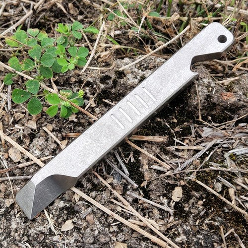 Titanium Pry Bar Crowbar Bottle Opener EDC Pocket Multi Tools Keychain Crowbar 07FC0E-D4 - KOEEK