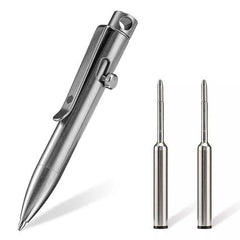 Titanium Alloy Ball Point Pen Portable Collection Writing Short Pen EDC Tools 07FC0E-D4 - KOEEK