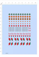 1/144 CCCP Belgium Air Force Military Insignia Roundel Marking Water Slide Decal 07FC0E-D4 - KOEEK