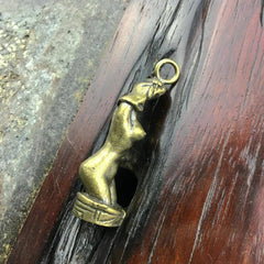 Sexy Brass Half Naked Goddess Keychain Pendant 07FC0E-D4 - KOEEK
