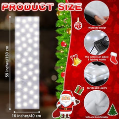Christmas Snow Blanket with LED Lights String Pre Lit Artificial Fake Snow 07FC0E-D4 - KOEEK