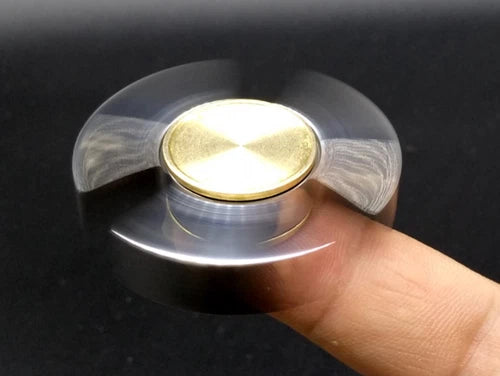 Radiation Three Leaf Fidget Spinner Adult Metal Fidget EDC Toy ADHD Hand Spinner 07FC0E-D4 - KOEEK