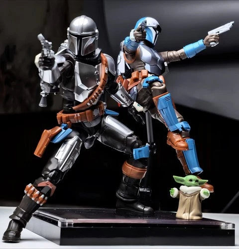 Blokees Star Wars The Mandalorian Din Djarin Grogu Bo-Katan Model Kit Figure BLOKEES - KOEEK