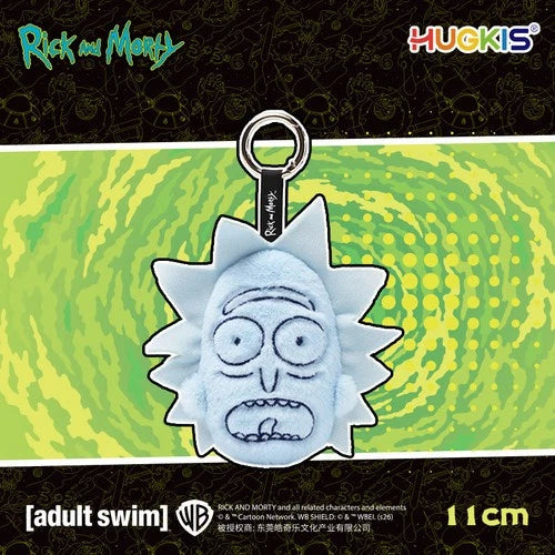 HUGKIS Rick and Morty Monochrome Universe Plush Keychain Bag Charm Doll Gift 07FC0E-D4 - KOEEK