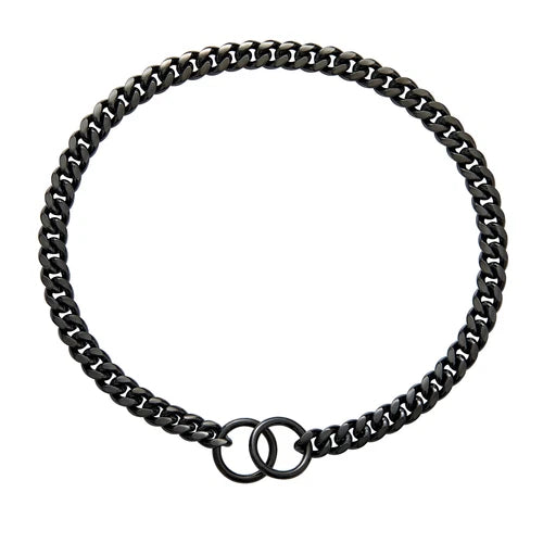 4 Colors 10mm Pet P Choke Chain Training Dog Collar Stainless Steel Dog Supplies 07FC0E-D4 - KOEEK