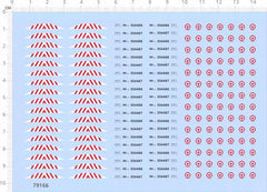 1/87 HO Train Model ss8 platoon rw19t soft sleeper Markings Water Slide Decal 07FC0E-D4 - KOEEK