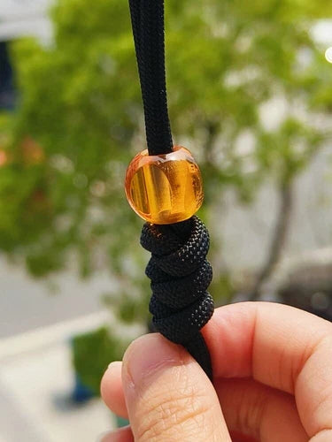 Resin Knife Lanyard Bead Paracord Necklace Pendant Bracelet Bead EDC Charm DIY 07FC0E-D4 - KOEEK