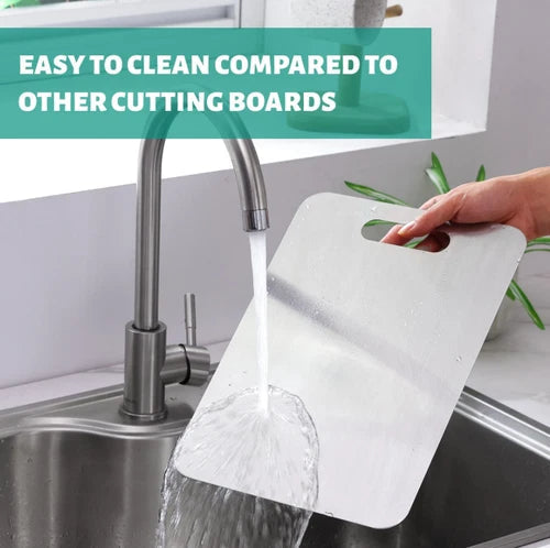 Titanium Double-Sided Cutting Boards Titanium Chopping Board For Kitchen Camping 07FC0E-D4 - KOEEK