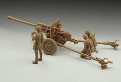 3D Printed 1/72 Soviet 76mm anti-tank gun 3NC3 + 3-person Model Unpainted 07FC0E-D4 - KOEEK