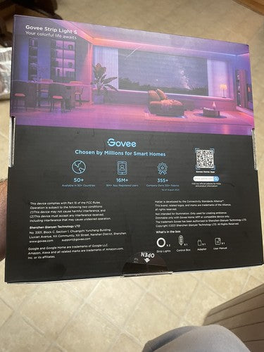 Govee 49.2 ft. Smart Plug-in Dimmable Color-Changing Integrated LED Strip Light GOVEE - KOEEK