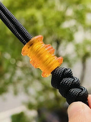 Resin Knife Lanyard Bead Necklace Paracord Pendant Bracelet Bead Charm DIY EDC 07FC0E-D4 - KOEEK