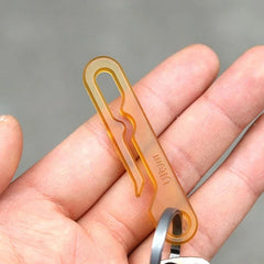 EDC CNC PEI Creative Keychain Belt Hanging Simple Fashion Keyring Pendant Tool 07FC0E-D4 - KOEEK