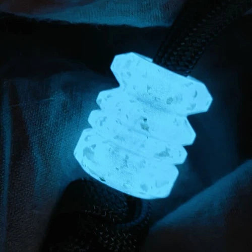 Glow in the Dark Resin Knife Lanyard Bead Necklace Paracord Pendant Charm DIY 07FC0E-D4 - KOEEK