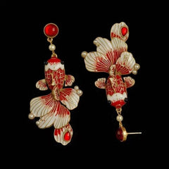 Chinese Style Koi Dangle Earrings Vintage  Year Ear Jewelry For Women 07FC0E-D4 - KOEEK
