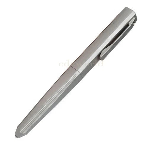 EDC Titanium Pocket Ballpoint Pen Meteorite Pattern Office Signature Stationery 07FC0E-D4 - KOEEK