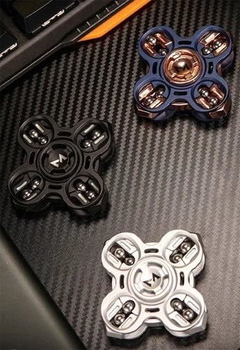 Stylish Rotating Linkage EDC Hand Spinner Alloy Fidget Spinner Office Gadgets 07FC0E-D4 - KOEEK