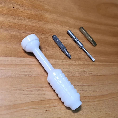 EDC Mini Screwdriver Portable Gadget Cross Bit Riding Equipment Gear Pocket Tool 07FC0E-D4 - KOEEK