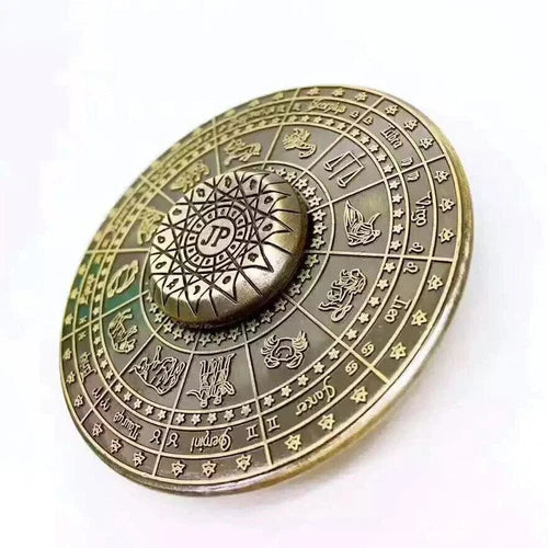 Autism ADHD Fidget Spinner Hand Spinner 12 Zodiac Metal Stress Relief Toy Gift 07FC0E-D4 - KOEEK