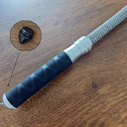 Handmade 304 Stainless Steel Steel Whip Horse Bull Whip Cowboy Horsewhip Toy 07FC0E-D4 - KOEEK