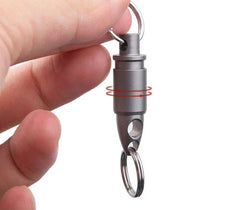 Titanium Insert Buckle Gimbal Ring Portable Double Keychain Tool Pendant EDC 07FC0E-D4 - KOEEK