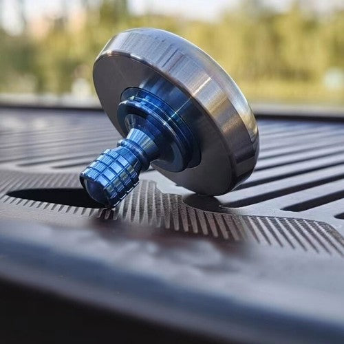 Titanium Stainless Steel Spinning Top Finger Spinner ceramic Bead Fidget EDC Toy 07FC0E-D4 - KOEEK