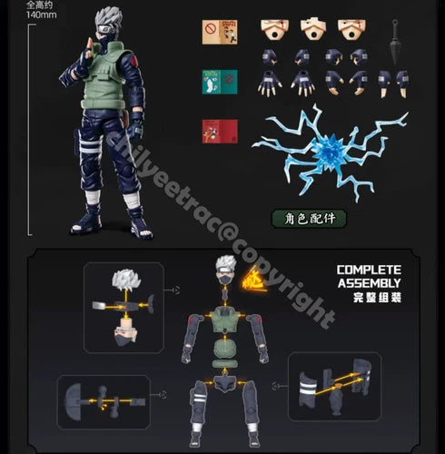 Blokees Naruto Hatake Kakashi Champion Class version Model Kits Assembly Figure BLOKEES - KOEEK