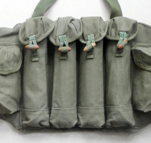 Chinese Army Type 79 Tokarev Ammo Pouch Chest Rig Magazine Pouch Canvas 07FC0E-D4 - KOEEK