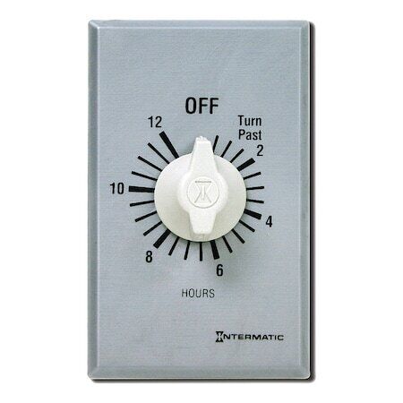 new Intermatic FF312H Timer Spring Wound 12 Hour Silver koeek - KOEEK