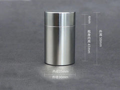 304 Stainless Steel Waterproof Pill Box Capsule Sealed Container Storage EDC Box 07FC0E-D4 - KOEEK