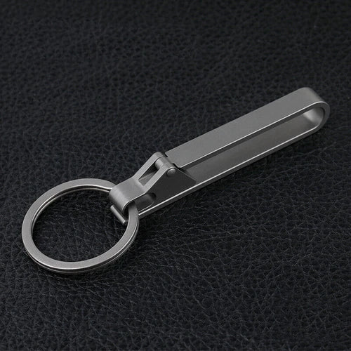 EDC Titanium Alloy Quick Buckle Detach Belt Waist hanging Keychain Key Ring Tool 07FC0E-D4 - KOEEK
