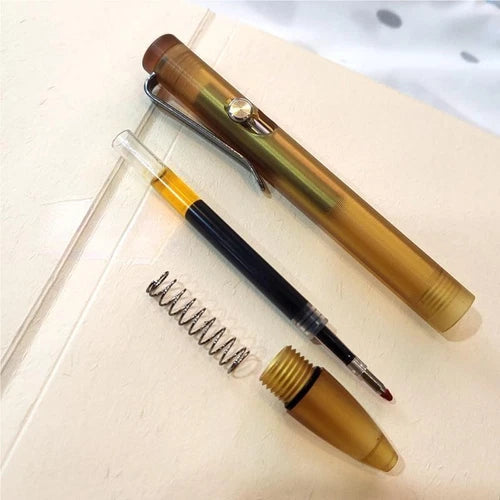 PEI Polyetherimide Titanium Bolt Action Pen Signature Writing BallpointPenEDC 07FC0E-D4 - KOEEK