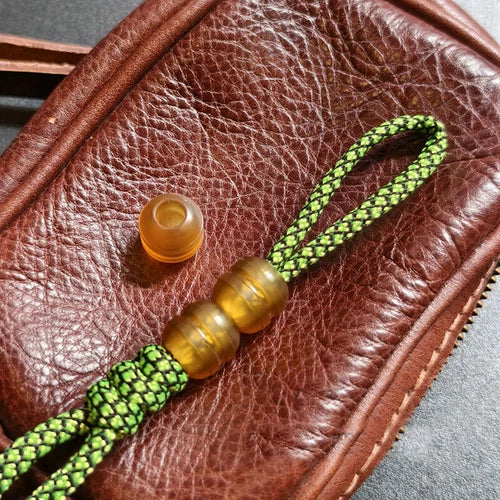 EDC Lightweight Ultem PEI Parachute Cord Knife Bead Pendant Lanyard DIY Tool 07FC0E-D4 - KOEEK