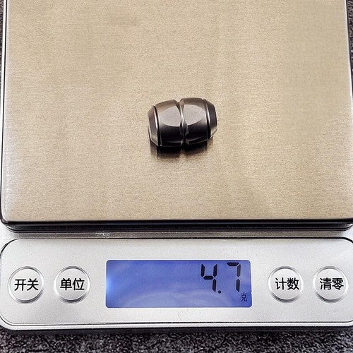 Titanium Alloy Knife Lanyard Bead Paracord End Pendant EDC charm DIY Zip Pull 07FC0E-D4 - KOEEK