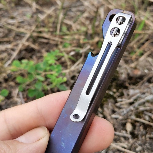 Titanium Pry Bar Crowbar Bottle Opener EDC Pocket Multi Tools Keychain Crowbar 07FC0E-D4 - KOEEK