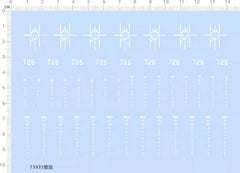1/350 USN USS Ohio SSBN SSGN-726 PROJ Draught line Submarine Water Slide Decal 07FC0E-D4 - KOEEK