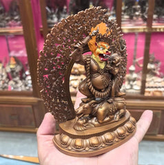 15CM Feng Shui Amaraja Buddha Copper Statue Collection 07FC0E-D4 - KOEEK