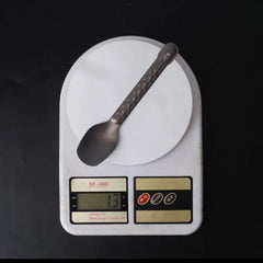 Titanium Spoon / Spork Tableware Outdoor Travel Portable Small Kitchen EDC Tools 07FC0E-D4 - KOEEK